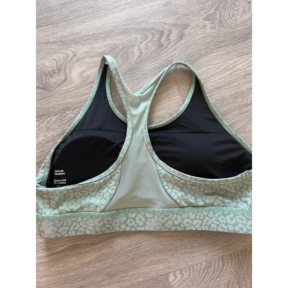 Peach Perfect size XXL iridescent animal print sports bra - Picture 2 of 3